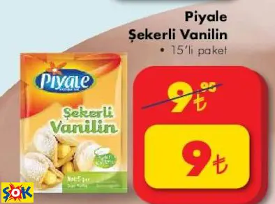 PİYALE ŞEKERLİ VANİLİN PİYALE ŞEKERLİ VANİLİN